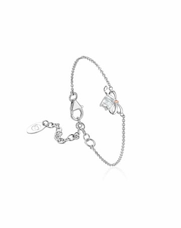Clogau Christmas Bow Silver Bracelet