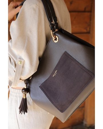 Luella Grey Sienna Chocolate Hobo Tote