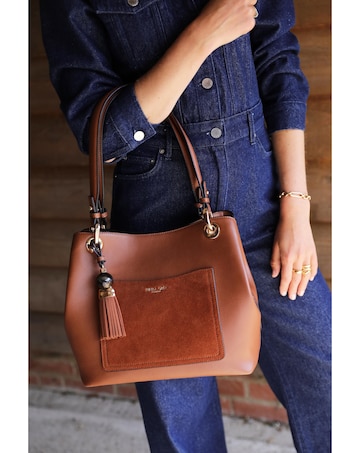 Luella Grey Sienna Conker Hobo Tote