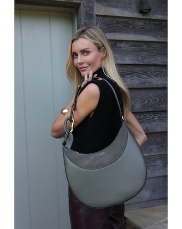 Luella Grey Thelma Khaki Scoop Hobo