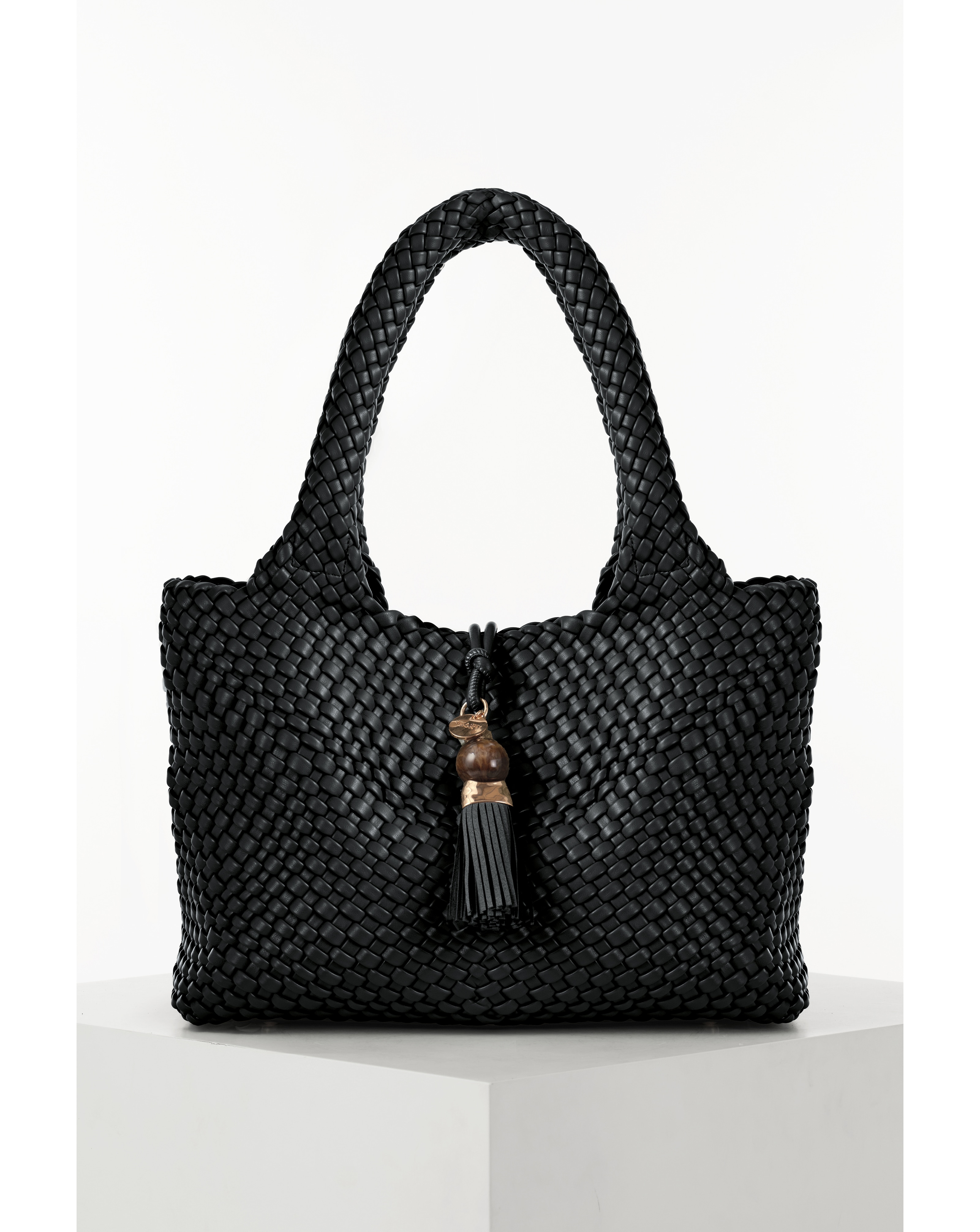Luella Grey Saskia Large Woven Tote