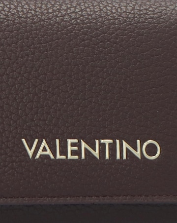 Valentino Bags Alexia Brown Trifold Wallet
