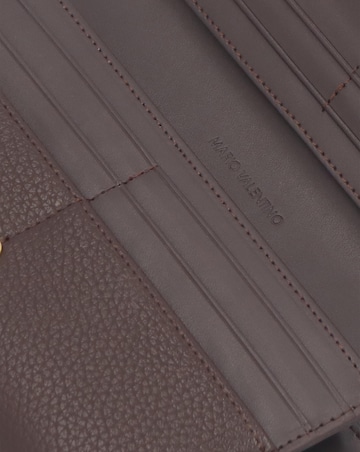 Valentino Bags Alexia Brown Trifold Wallet