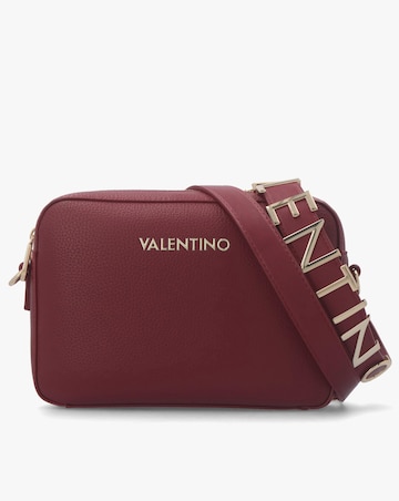 Valentino Bags Alexia Burgundy Camera Bag