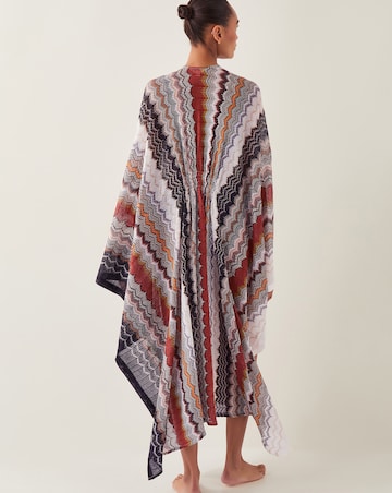 Monsoon Ava Zigzag Stripe Beach Cover-Up