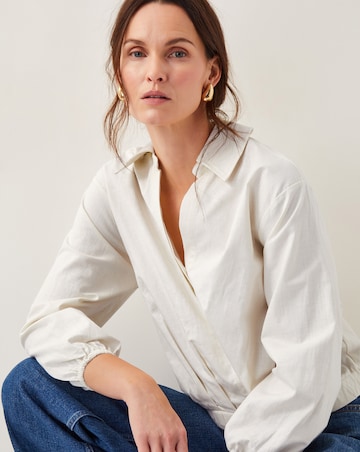 Monsoon Mika Wrap Blouse
