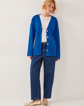 Monsoon Sky Linen-Blend Jacket