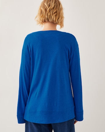 Monsoon Sky Linen-Blend Jacket