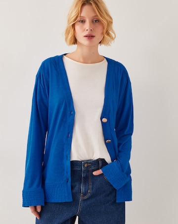 Monsoon Sky Linen-Blend Jacket