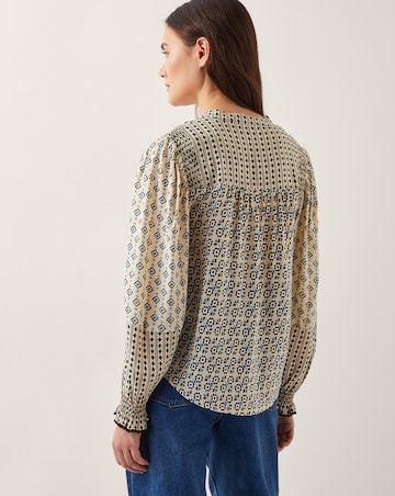 Monsoon Jemmie Geometric Print Blouse