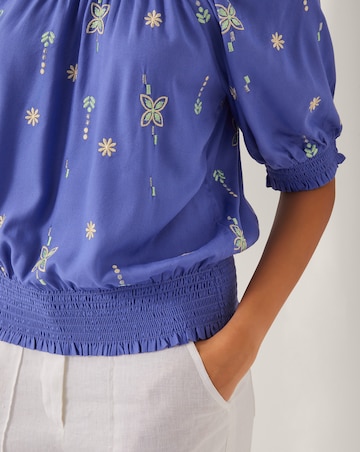 Monsoon Emily Embroidered Top