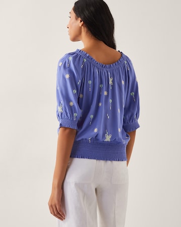 Monsoon Emily Embroidered Top