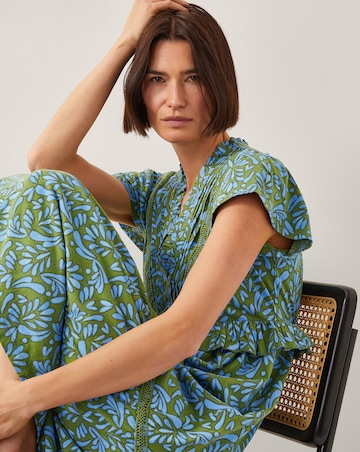 Monsoon Bryony Print Jersey Midi Dress