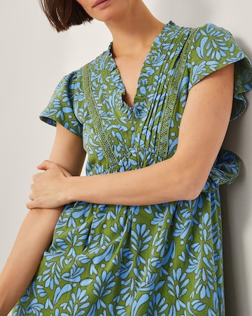 Monsoon Bryony Print Jersey Midi Dress