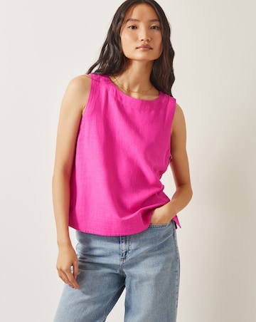 Monsoon Lucy Button Tank Top