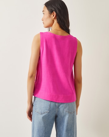 Monsoon Lucy Button Tank Top