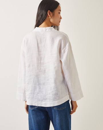 Monsoon Clover Linen Blouse
