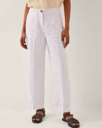 Monsoon Jolie Regular Linen Trousers
