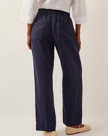 Monsoon Jolie Regular Linen Trousers