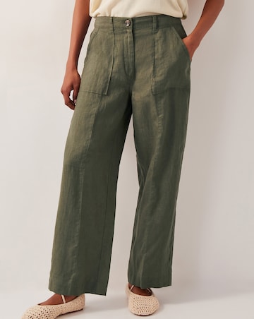 Monsoon Jolie Regular Linen Trousers