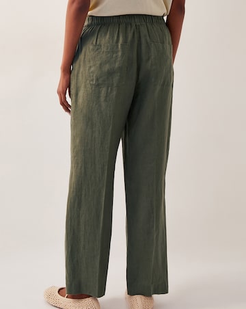 Monsoon Jolie Regular Linen Trousers