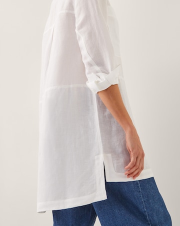 Monsoon Tatiana Button Tunic Shirt