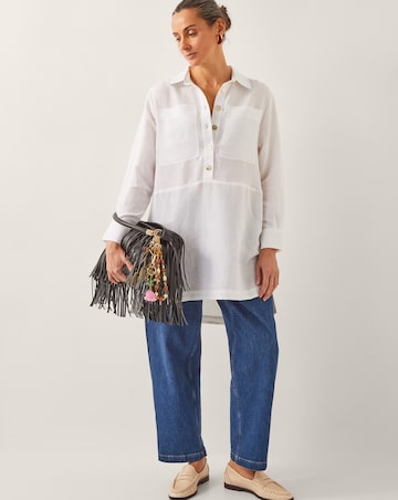 Monsoon Tatiana Button Tunic Shirt