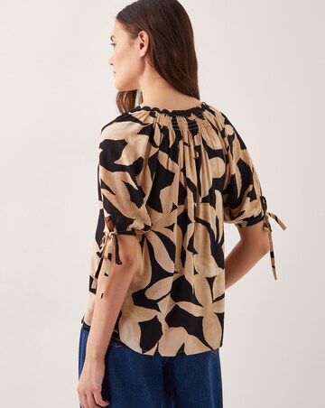 Monsoon Annie Print Short Sleeve Top