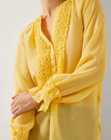 Monsoon Amelia Frill Long Sleeve Blouse