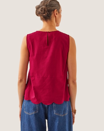 Monsoon Orla Broderie Tank Top