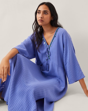 Monsoon Leslie Embellished Maxi Kaftan