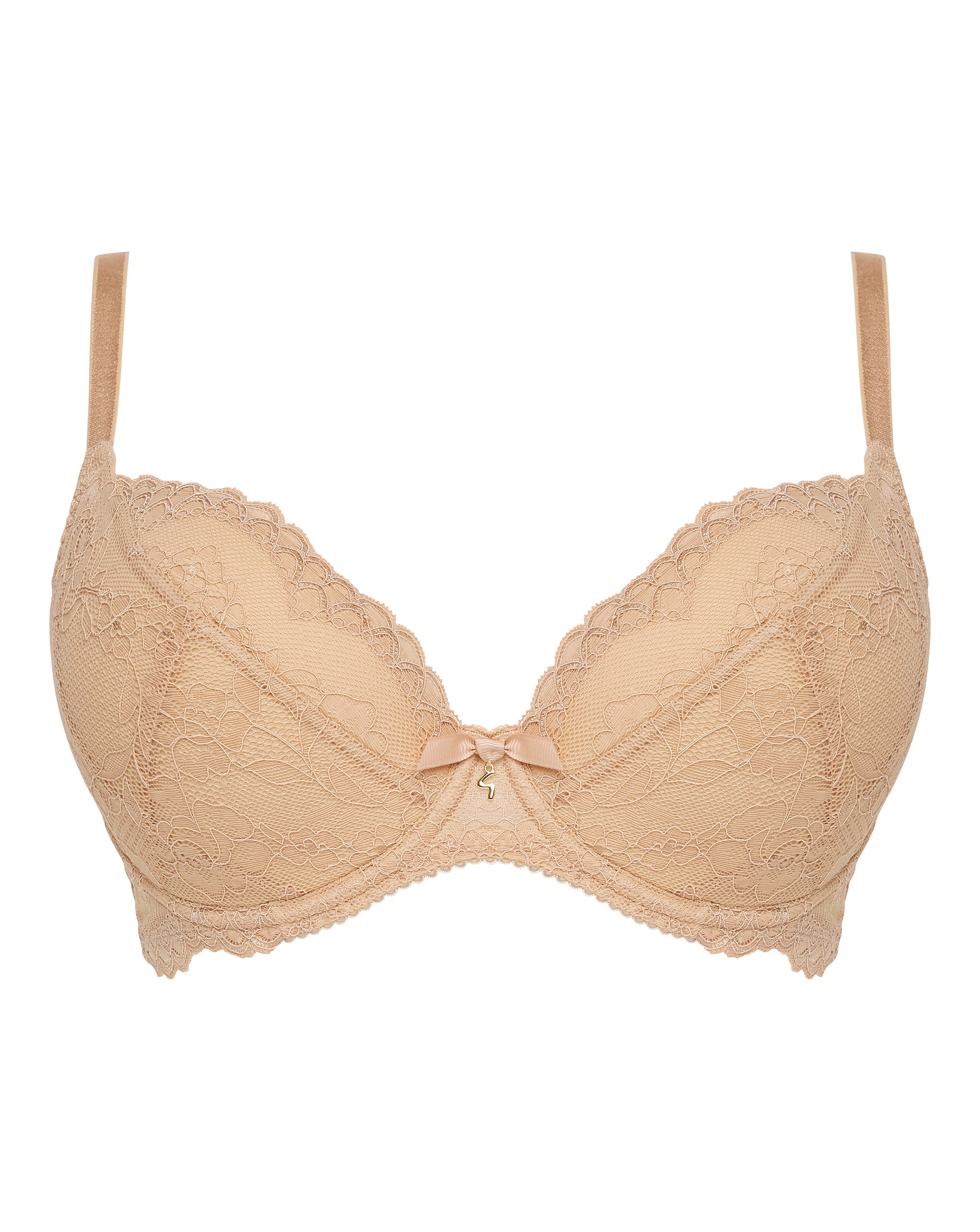Gossard Superboost Plunge Bra In Nude | UK Size 32B Women's