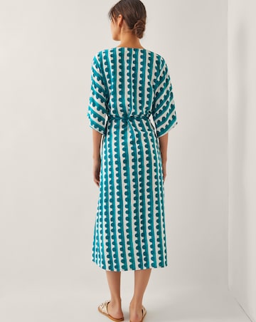 Monsoon Indah Print Kaftan Dress