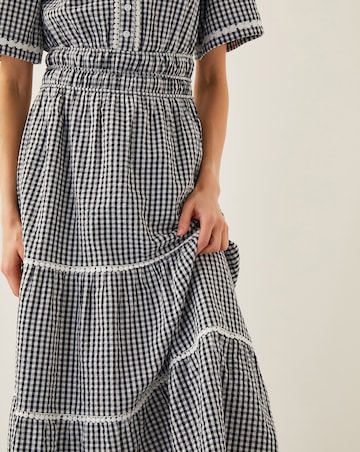 Monsoon Gina Gingham Maxi Dress