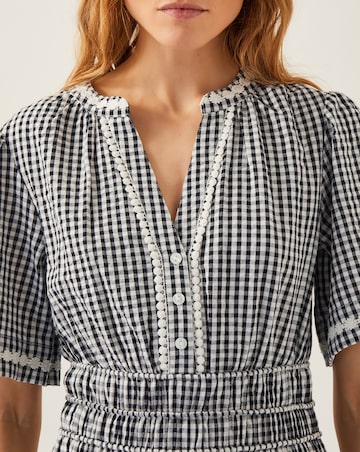 Monsoon Gina Gingham Maxi Dress