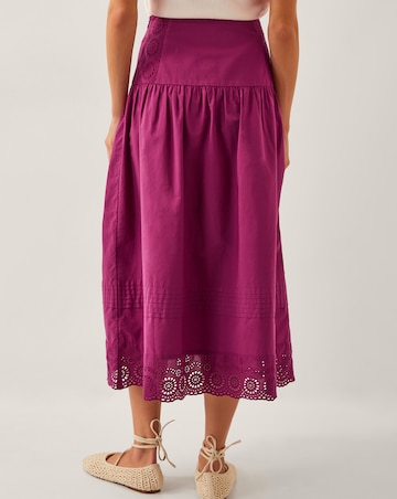 Monsoon Saoirse Broderie Midi Skirt