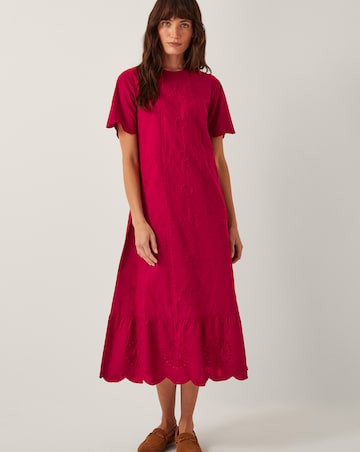 Monsoon Orla Broderie Midi Dress