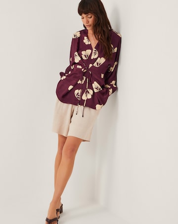 Monsoon Roz Floral Wrap Top