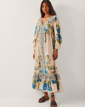 Monsoon Kara Floral Maxi Dress