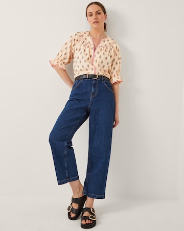 Monsoon Laurie Floral Print Jersey Top