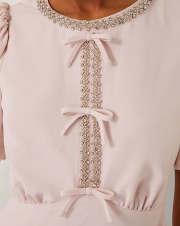 Monsoon Bonnie Bow Midi Dress