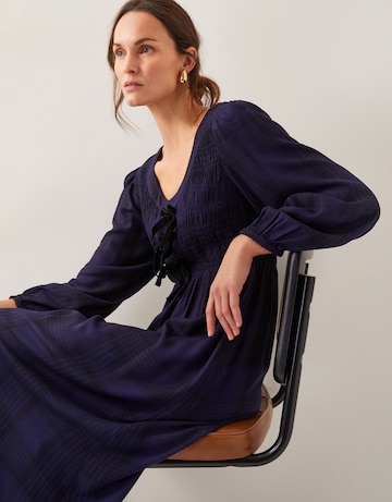 Monsoon Cassie Check Midi Dress