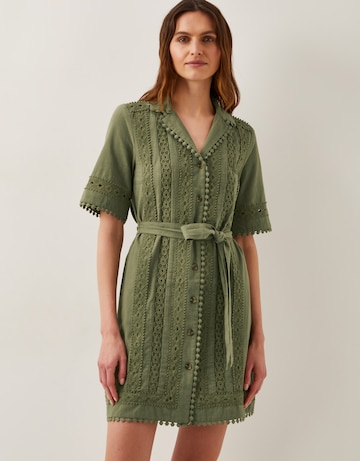 Monsoon Amelia Embroidered Mini Dress