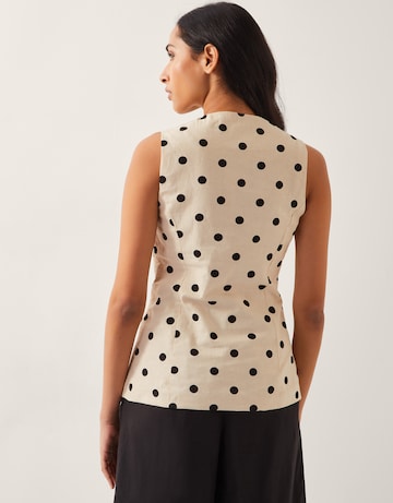 Monsoon Isabel Polka Dot Waistcoat