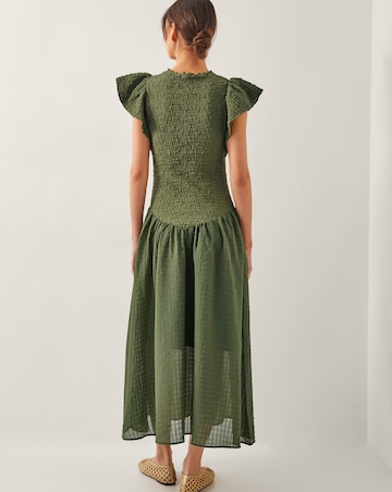 Monsoon Dee Drop Waist Midi Dress