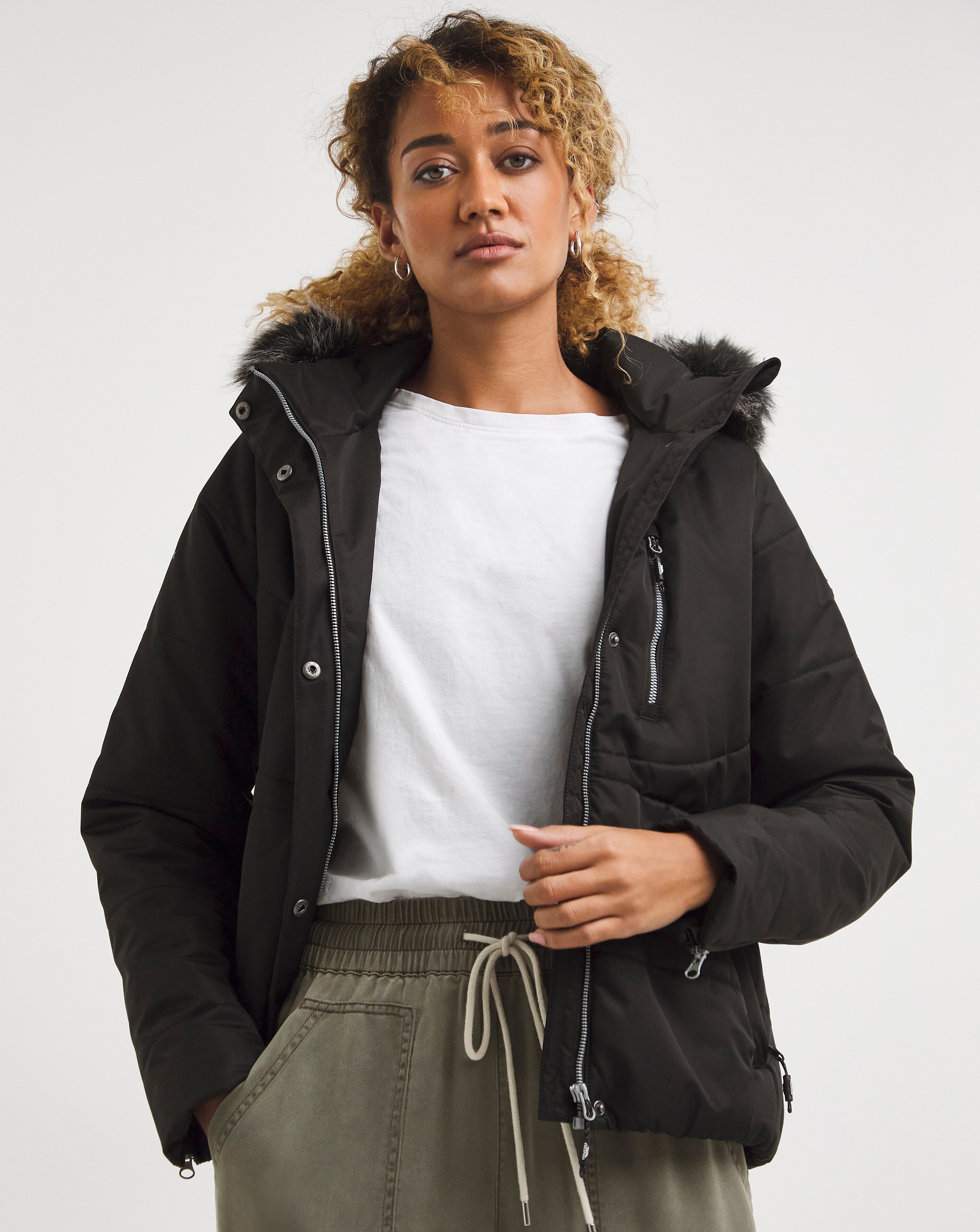 Trespass Rianna Padded Longline Coat 