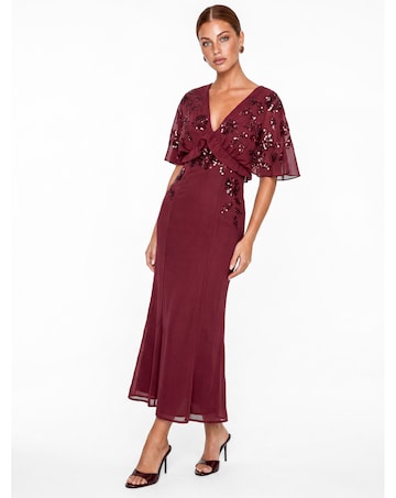 Maya Deluxe Embellished Midaxi Dress
