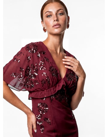 Maya Deluxe Embellished Midaxi Dress