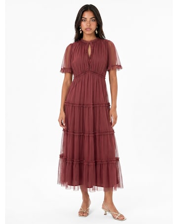 Anaya Frilled Midaxi Dress