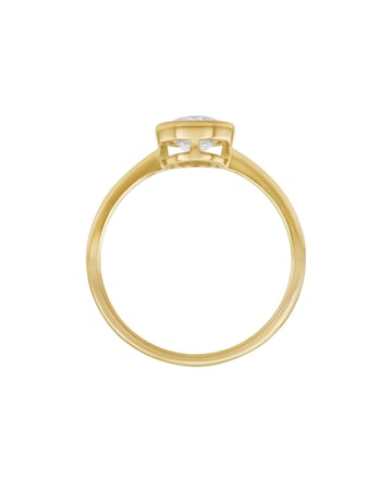 9ct Yellow Gold Lab Diamond 1Ct Ring